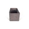 John Louis Home Half Rectangle Fabric Storage Bin, Tweed, Grey, 11 in W BIN-HR-T02 - alternate 4